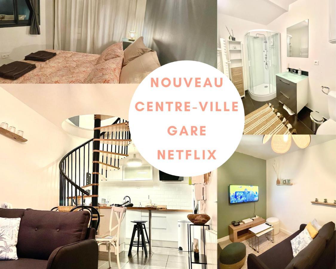 Ideal Gare Centre Ville 2-4 Pers 阿棉 外观 照片